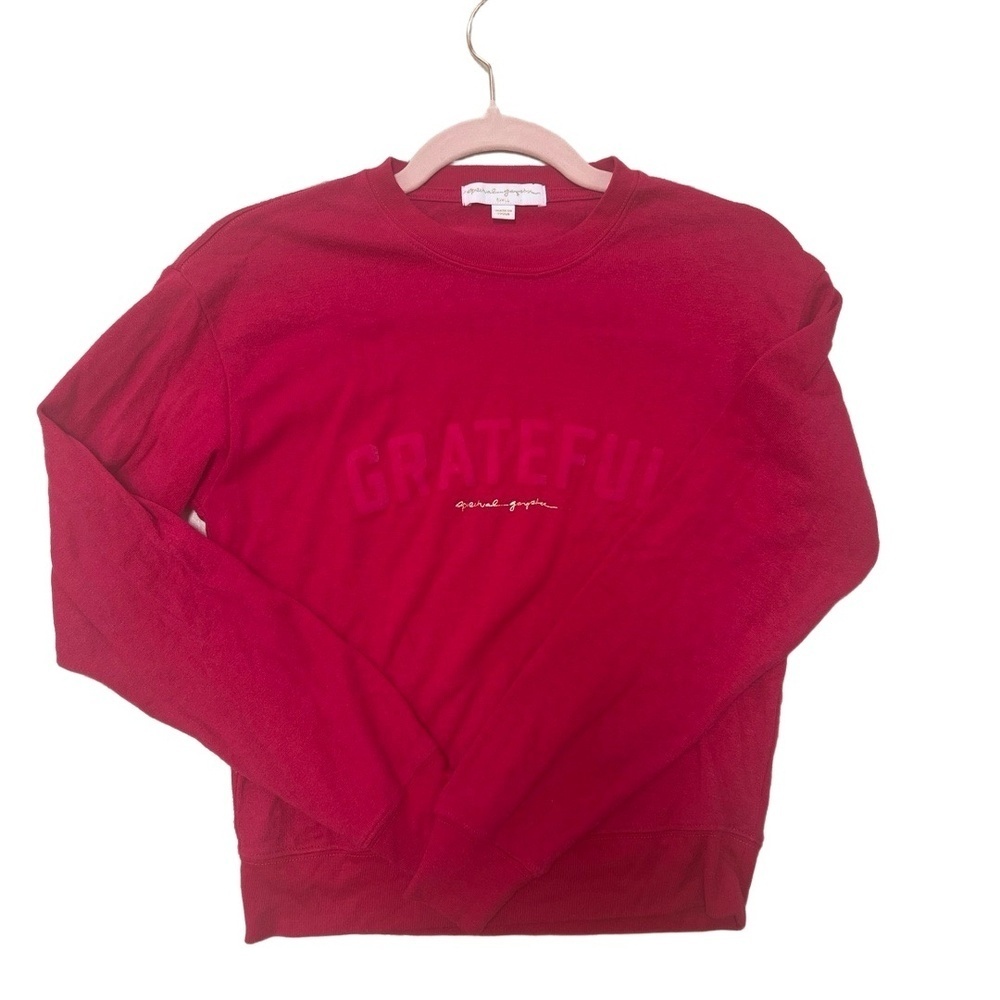 Spiritual Gangster Grateful Crewneck Sweatshirt Red Women’s Small - Picture 8 of 8
